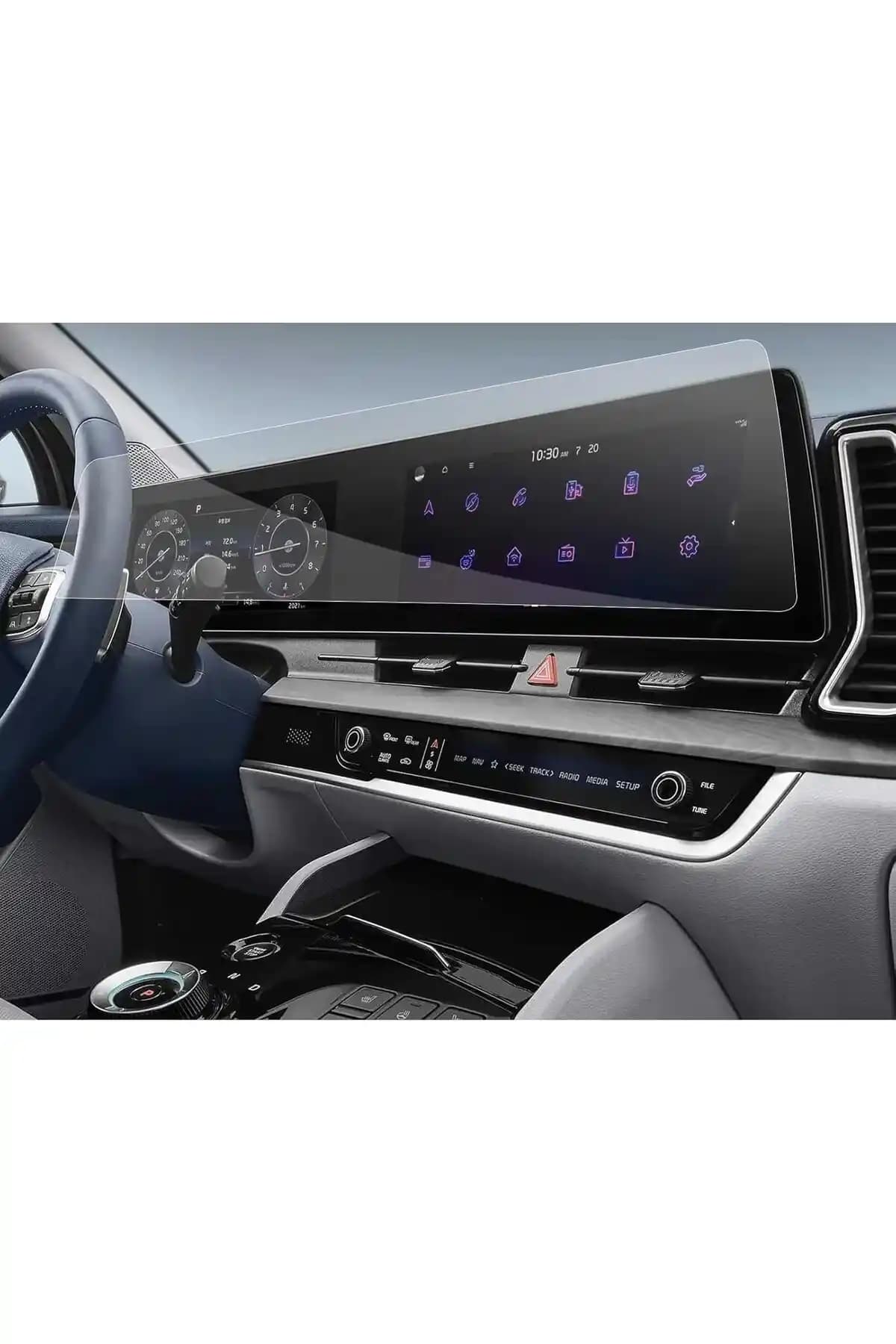 Kia Yeni Sportage 12.3 İnç Navigasyon Uyumlu Nano Ekran Koruyucu İnceleme ve Kullanıcı Yorumları