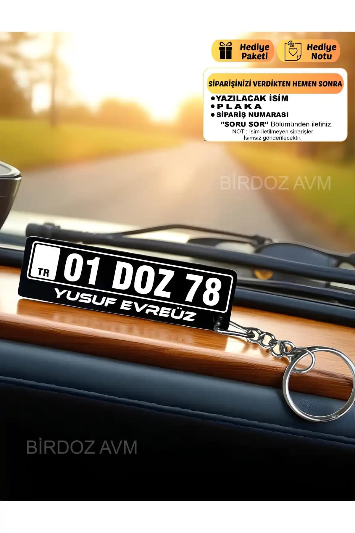 Kişiye Özel Siyah Pleksi Anahtarlık: Şık ve Dayanıklı Hediye Seçeneği