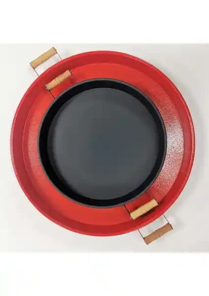 Kitchen Trend Metal Sunum Tepsileri 51 cm ve 37 cm ile Şıklık ve İşlevsellik