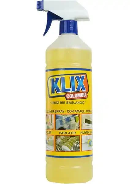 Klix Colombia Çok Amaçlı Araç İçi Temizleyici: Çok Yönlü ve Güçlü Temizlik Çözümü