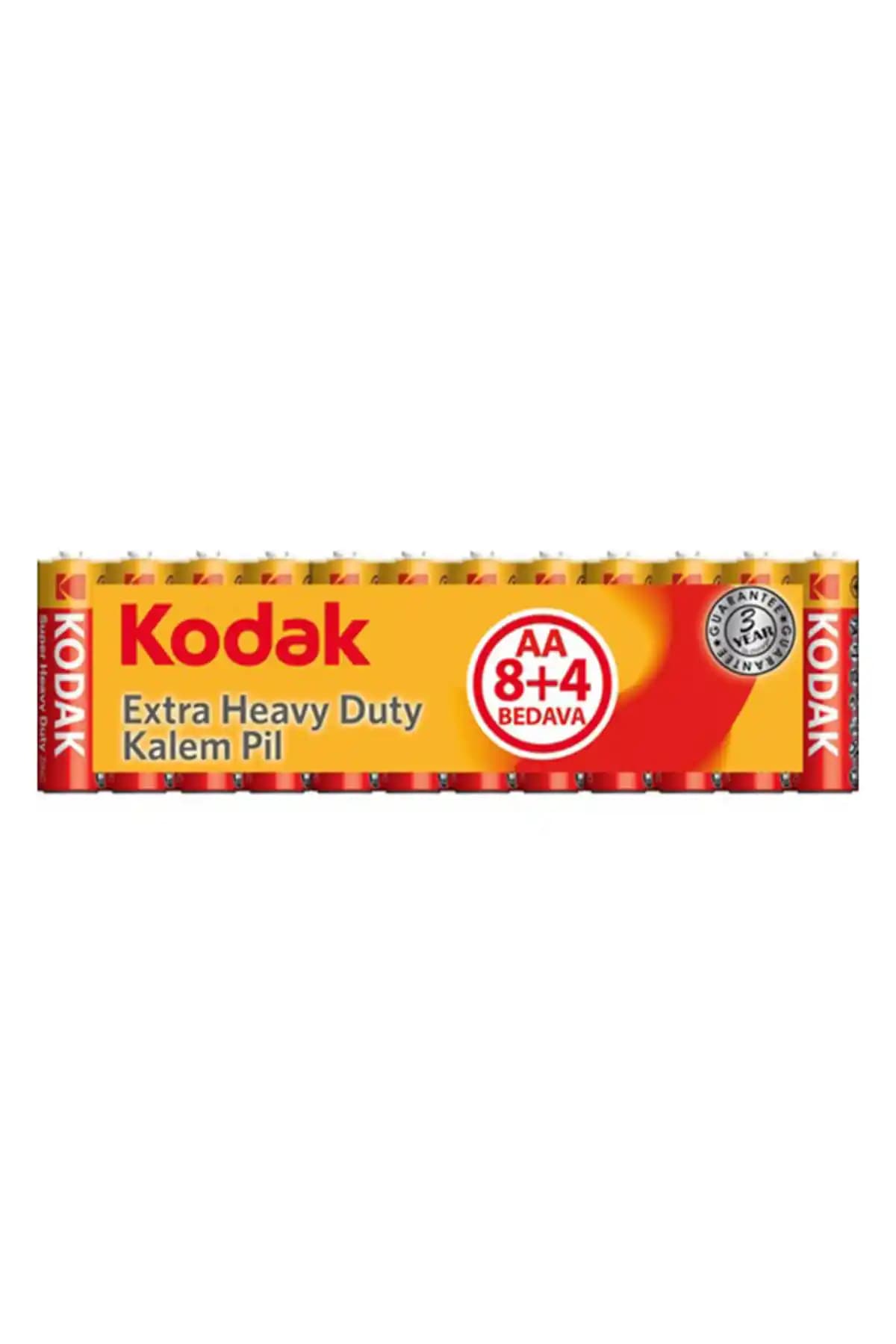 Kodak 12 Adet Çinko Karbon Shrink Pil: Ekonomik ve Güvenilir Güç Kaynağı