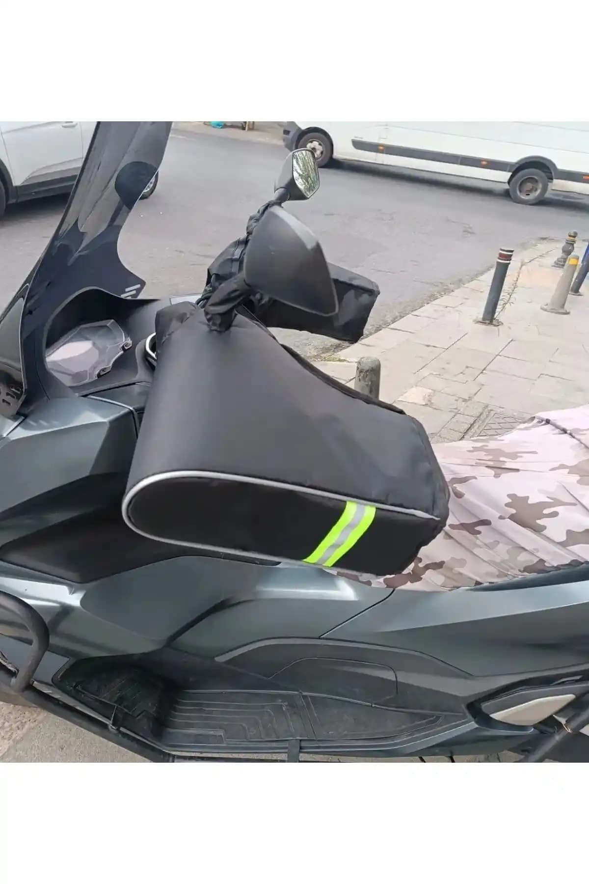 Ksburda Reflektörlü El Koruma Elcikleri Motosiklet Güvenliği ve Estetiği İçin Uygun
