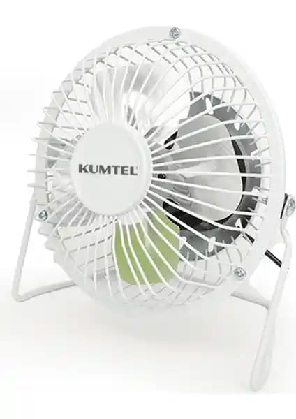 Kumtel Beyaz Masaüstü USB Fan KUF-103: Enerji Tasarruflu ve Taşınabilir Soğutucu