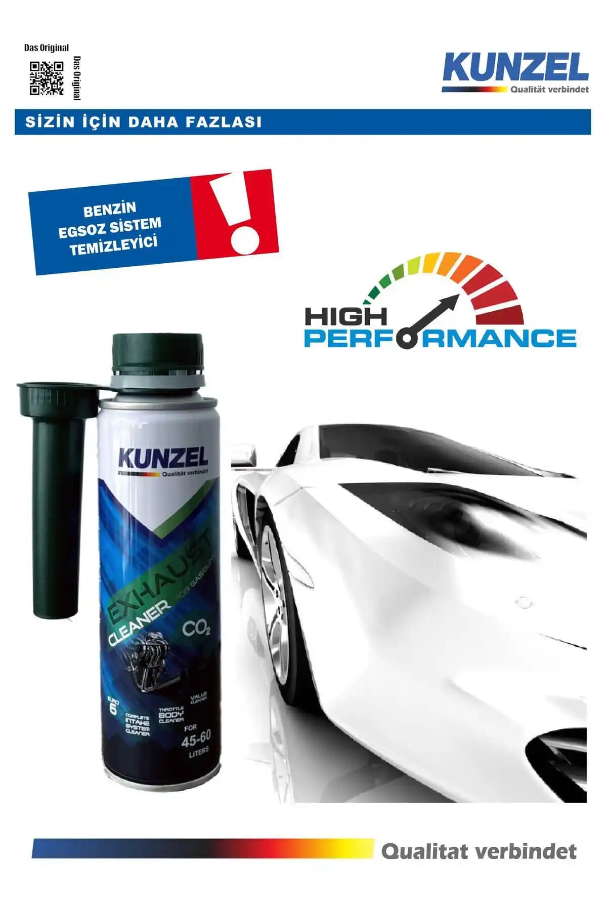 KUNZEL Benzin Egzos Sistem Temizleyici: Motor Performansını Artıran ve Emisyonu Düşüren Çözüm
