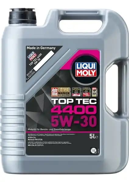 Liqui Moly Top Tec 4400 5W-30 Motor Yağı: Yüksek Performans ve Güvenilirlik Sağlayan Ürün
