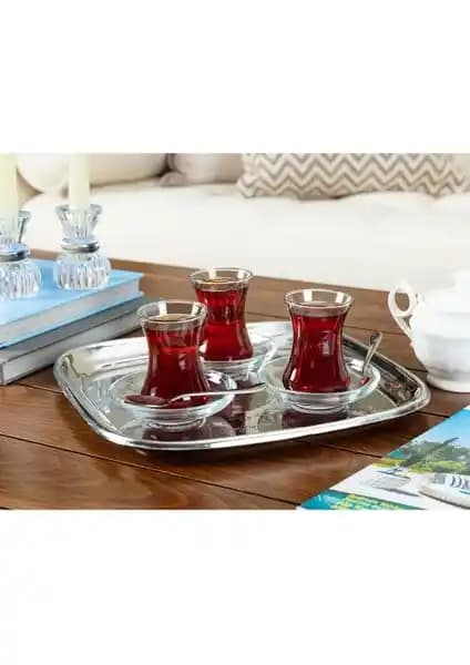 Madame Coco Emprise 8'li Çay Bardağı Seti Şık ve Dayanıklı Tasarımıyla Sofralarınıza Zarif Dokunuş