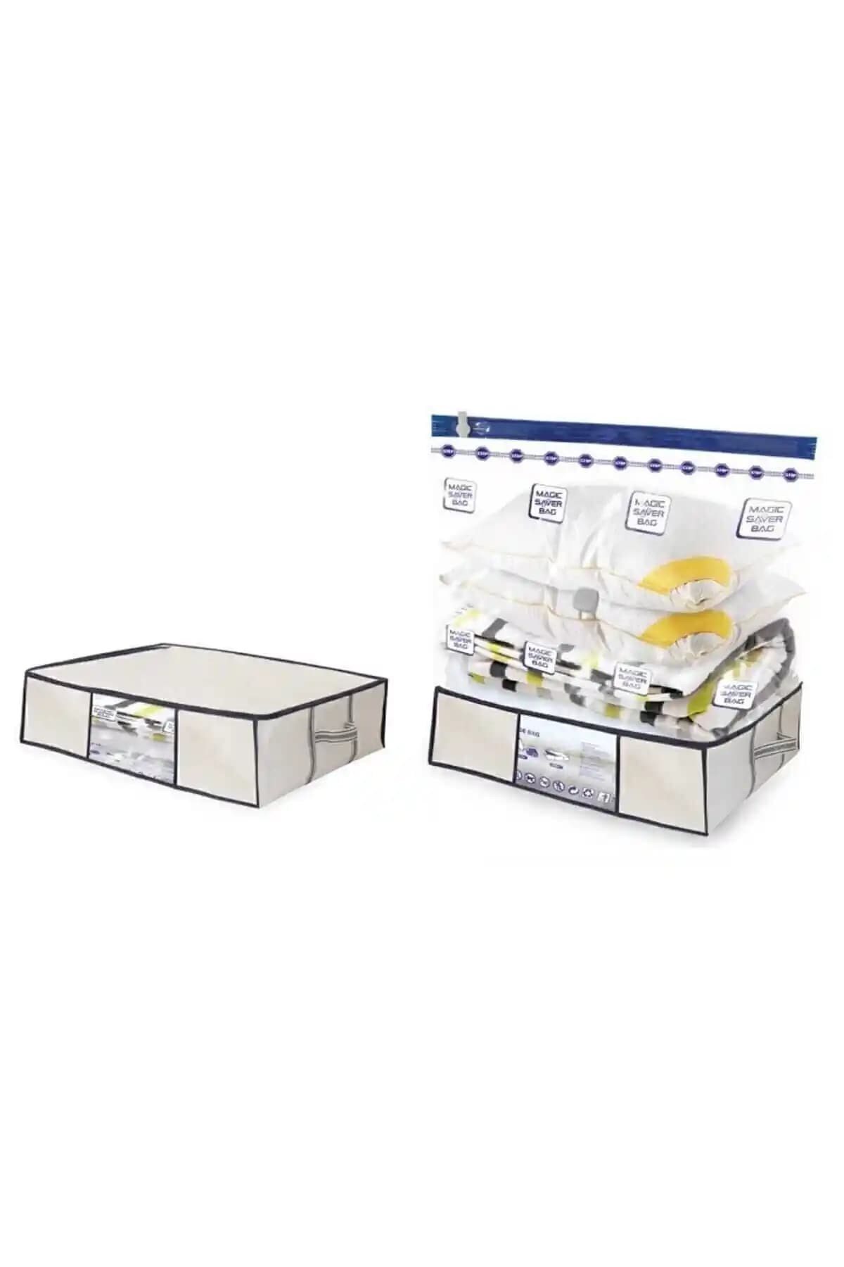 Magic Saver Bag Vakumlu Çantalı Hurç ile Hacim Tasarrufu ve Pratik Saklama Çözümü