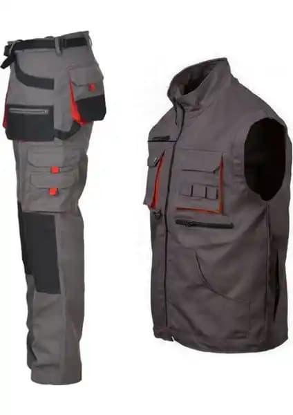 Mervem Harman Karışımı Pantolon Yelek Takım Gri: Şık ve Çok Yönlü Modern Giyim Seçeneği