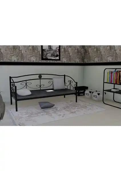 Metalia Delux Ferforje Sedir Siyah: Dayanıklı ve Şık Dış Mekan Oturma Ürünü