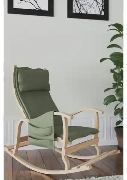 Mobil Deco Sultan Ahşap Sallanan Sandalye: Estetik ve Dayanıklılığı Bir Arada Sunan Klasik Tasarım