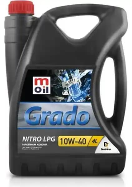 Moil Grado Nitro LPG 10W-40 Motor Yağı: Yüksek Performans ve Güvenilirlik Sunan Sentetik Yağ