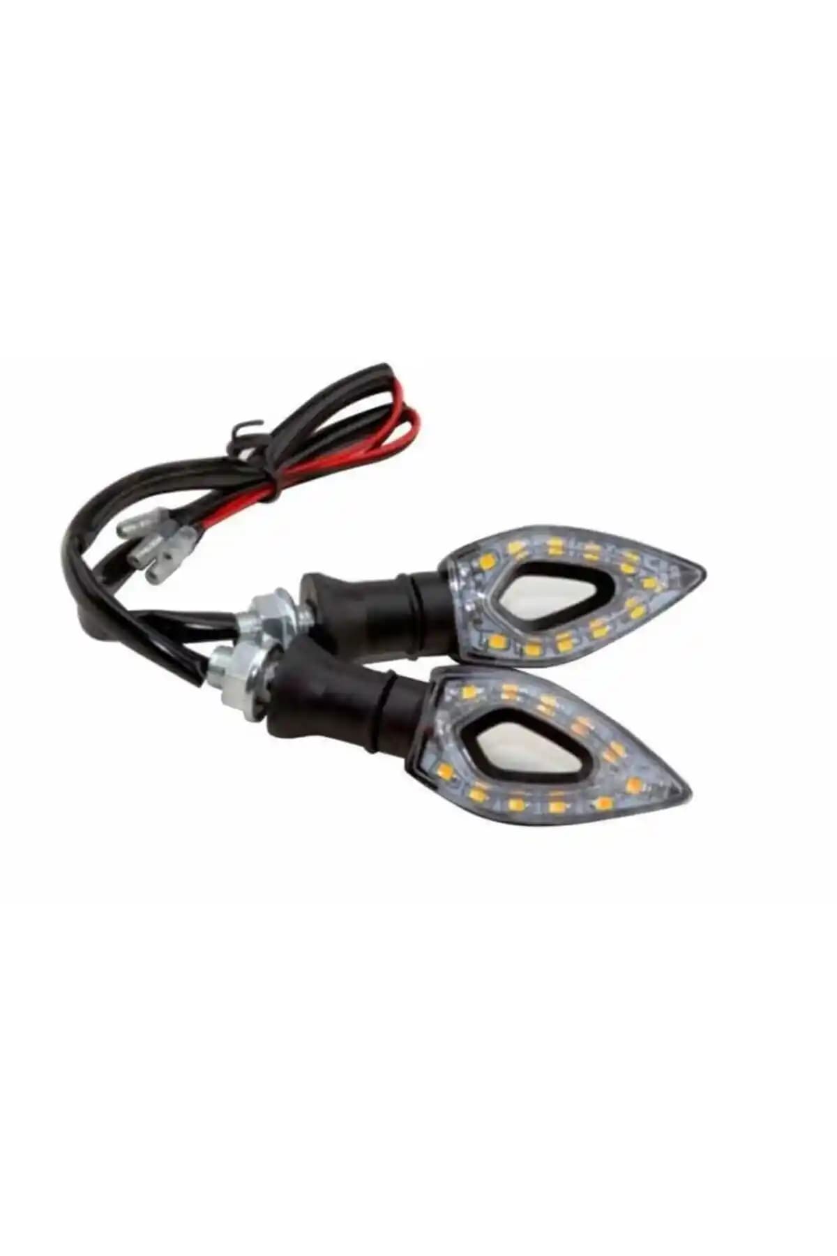 Monero LED Üçgen Motosiklet Sinyali Güçlü Parlak ve Kolay Montajlı Tasarım