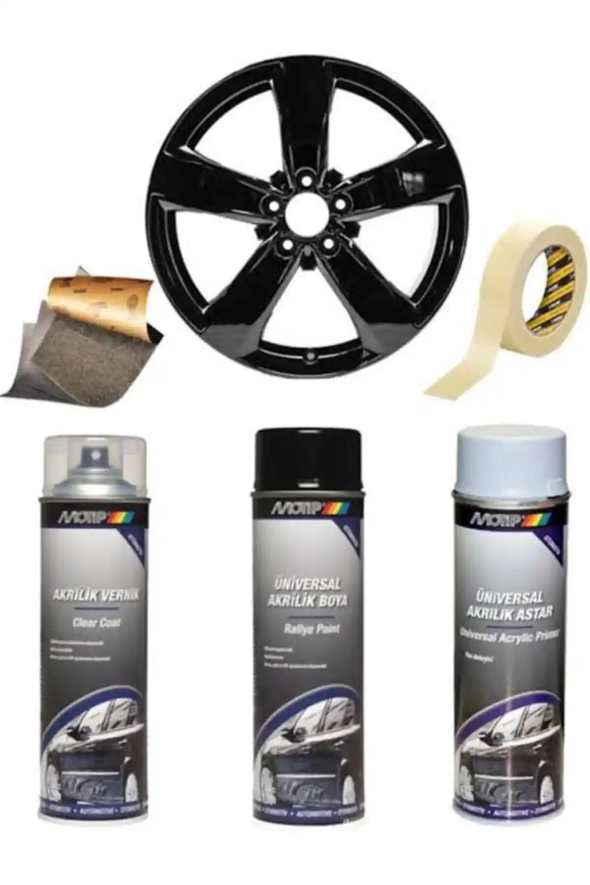 Motip Akrilik Jant Boyası: Uzun Ömürlü ve Şık Jant Boyama Çözümü