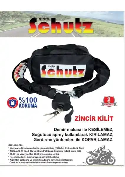 Moto Schutz Kesilmez Çelik Zincir Kilit: Yüksek Güvenlik ve Dayanıklılık Sunan Motosiklet Koruma Çözümü