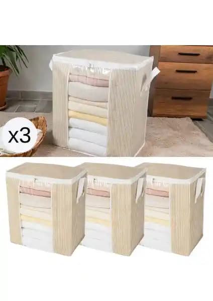 Nacarev Pencereli Hurç Seti ile Eşyalarınızı Şık ve Pratik Şekilde Düzenleyin