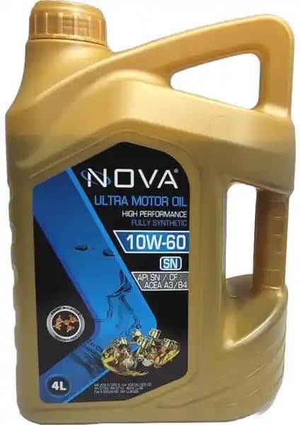 Nova 10W-60 Tam Sentetik Motor Yağı: Yüksek Performans ve Güvenilirlik Sağlayan Ürün