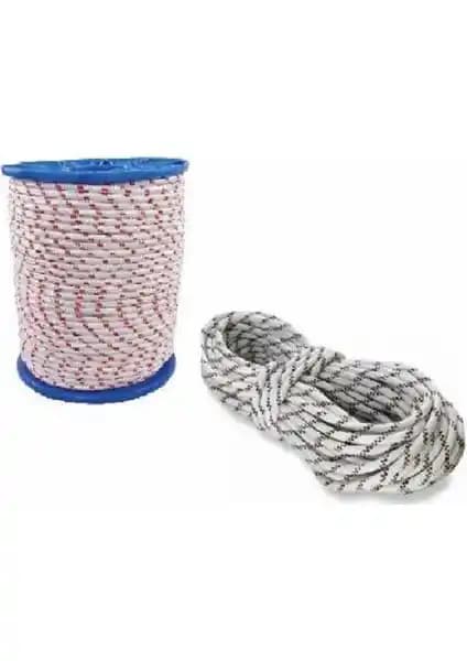 Özkul Iskota Halat Polyester 6mm Gemici Salıncağı Yapımı İçin Dayanıklı ve Estetik Halat