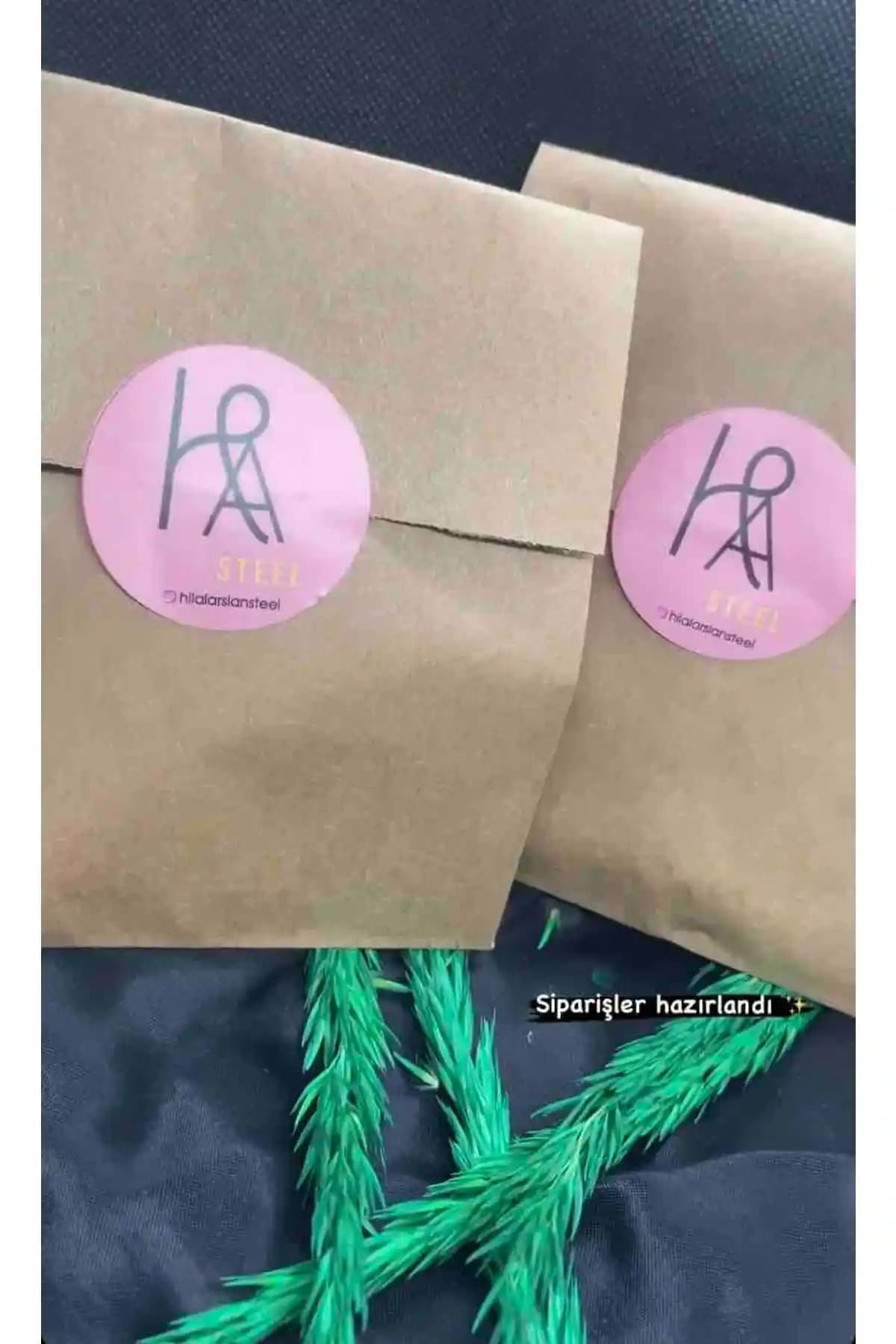 Palifix 50 Adet Kraft Şamua Körüklü Hediye Paketi Ambalaj Poşeti 15x24cm