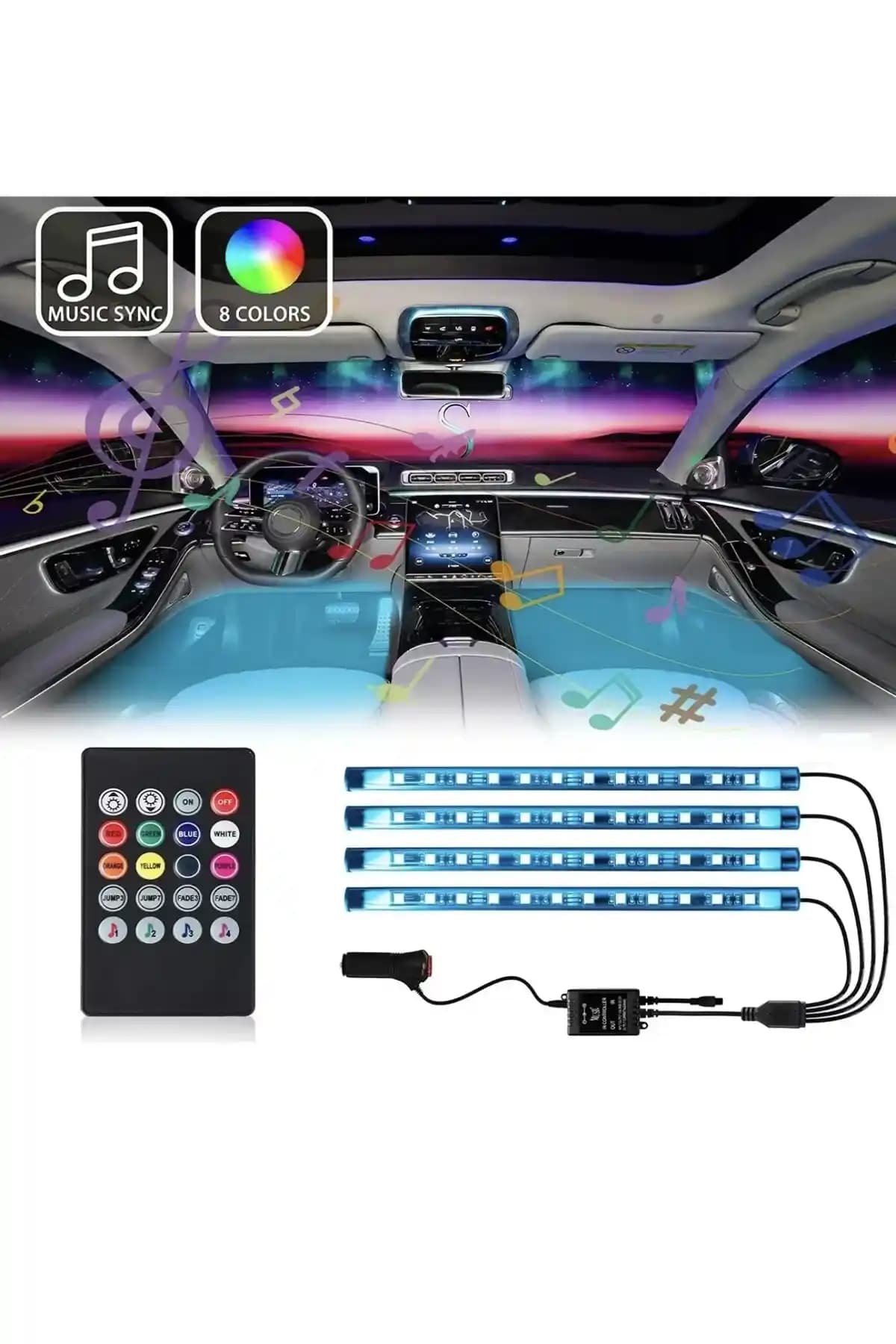 PASA GARAGE Ayak Altı Aydınlatma: Otomatik ve Uzaktan Kontrol Edilebilir İç Mekan Aydınlatması