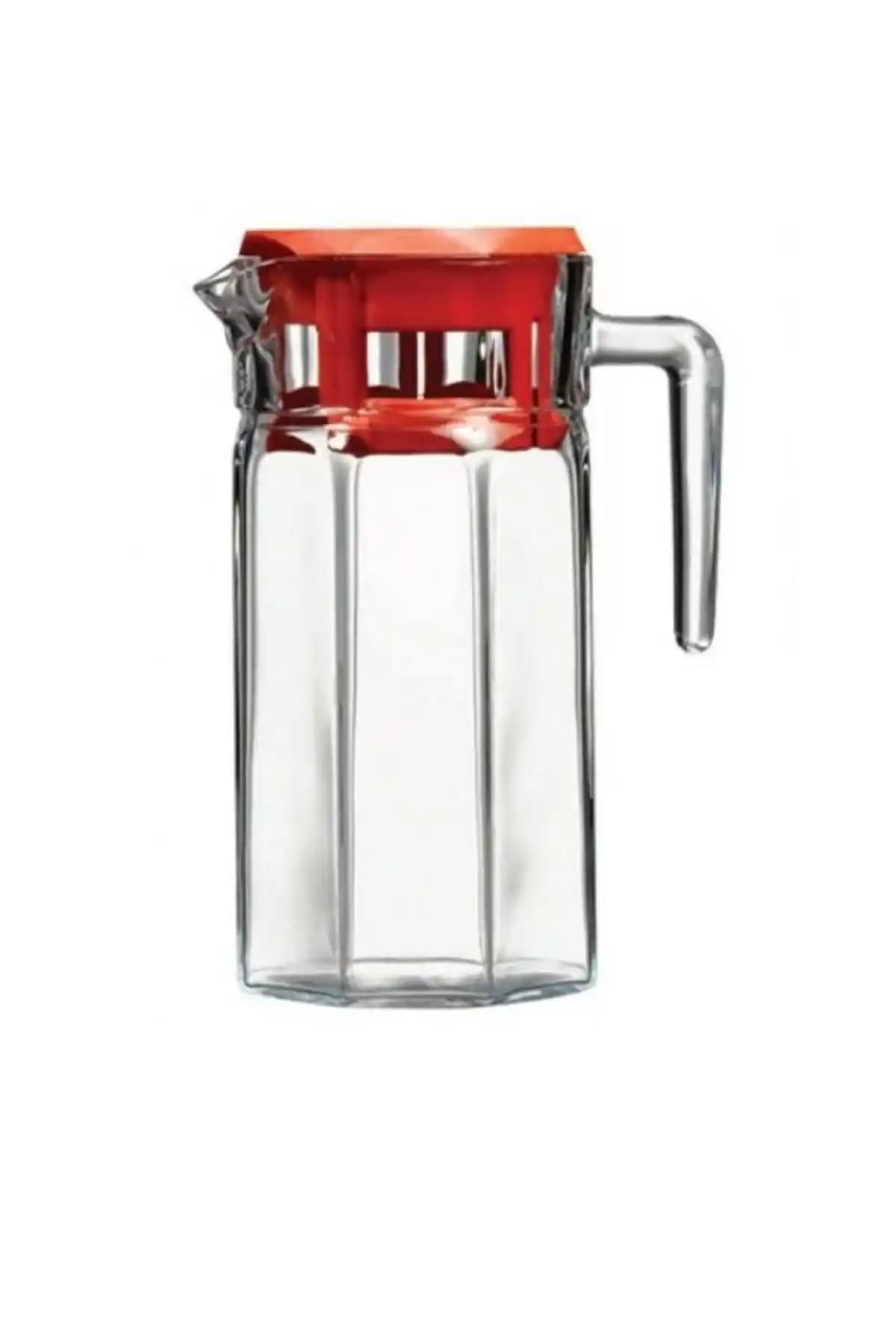 Paşabahçe 43414 Köşem Sürahi 1250 cc şık ve dayanıklı cam içecek servisi ürünü