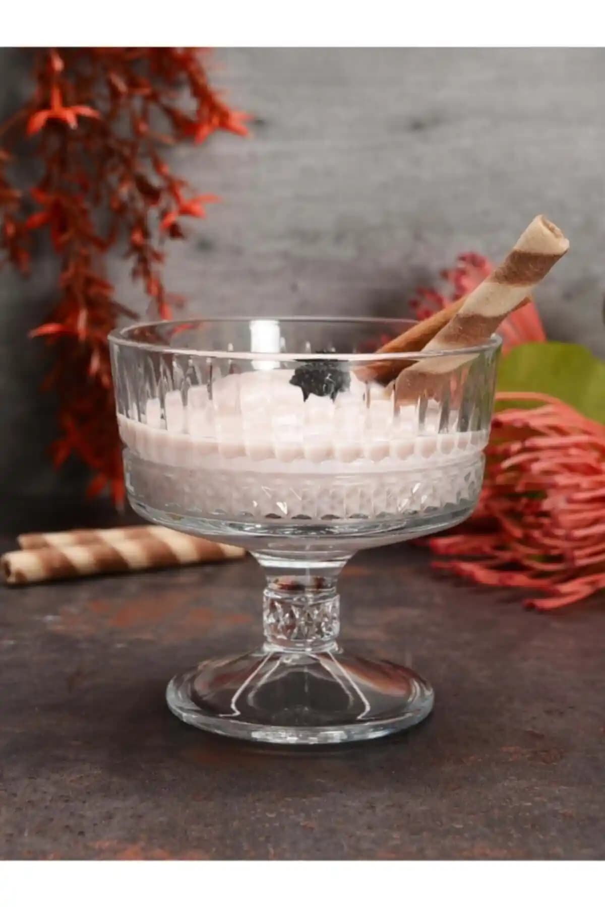 Paşabahçe 51749-2'li Düz Elysia Dondurmalık Seti Modern ve Şık Tasarım