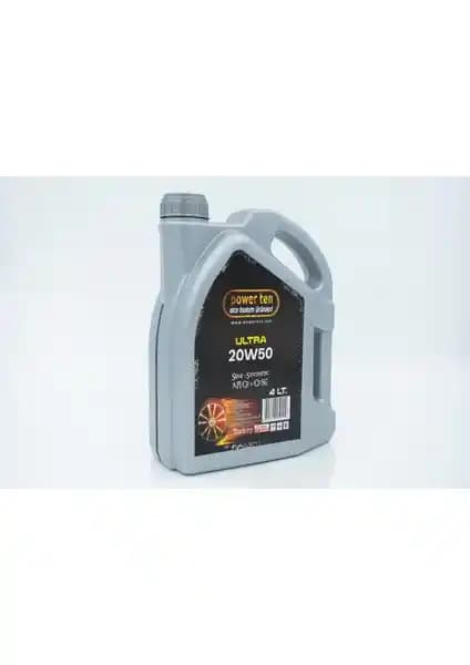Powerten 20W50 4 Litre Motor Yağı: Yüksek Performans ve Güvenilirlik Sağlayan Ürün