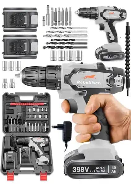 Rebellisch Almanya 398 V 40 Ah Mükemmelliyetçi Serisi Vidalama Matkap Özellikleri ve Kullanım İpuçları