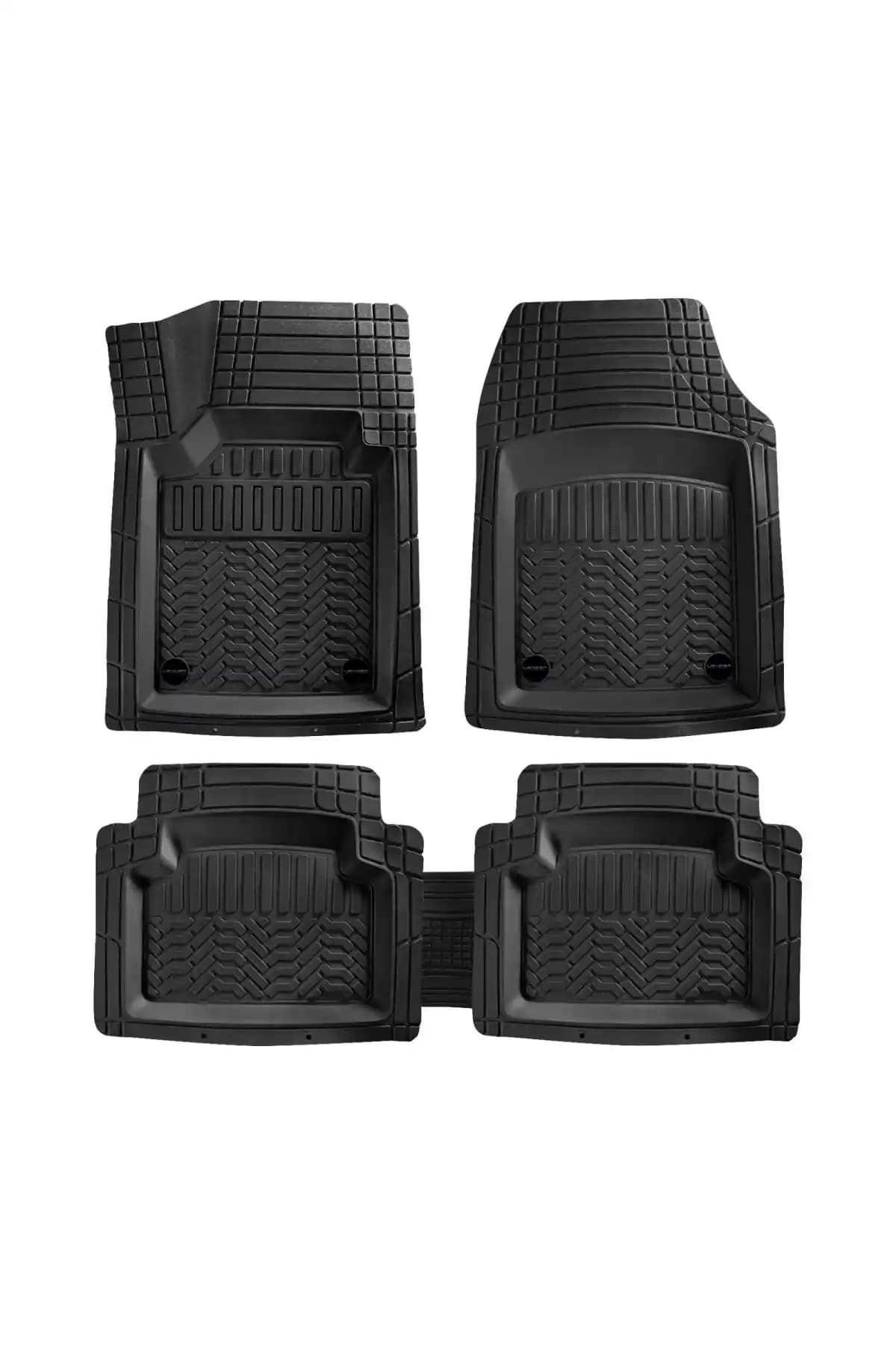 Renault Clio 5 ve Sonrası İçin Uyumlu Siyah 4D Oto Paspaslar Güvenli ve Estetik Koruma