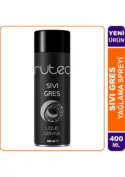 Rutec Sıvı Gres Sprey 400 ml: Yüksek Performanslı Yağlama ve Koruma Çözümü