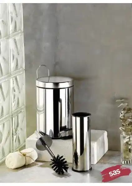 Sas 3LT KROM 2'li Banyo Seti: Modern ve Dayanıklı Tasarım ile Hijyen ve Estetik Çözüm