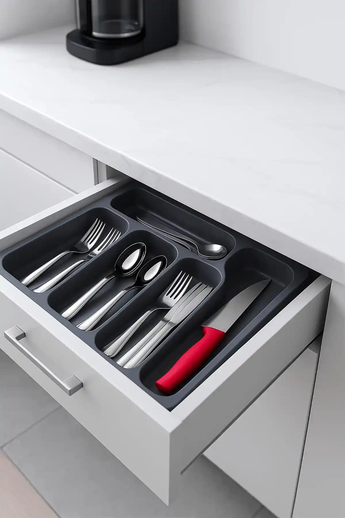Sas Haus Uzayabilen Çekmece İçi Çatal Bıçak Kaşıklık ile Mutfak Düzeninizi Optimize Edin