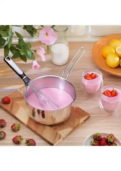 Schafer Held Çelik Kaçerola 18 cm Paslanmaz Çelik Tencere Modern ve Dayanıklı Tasarım