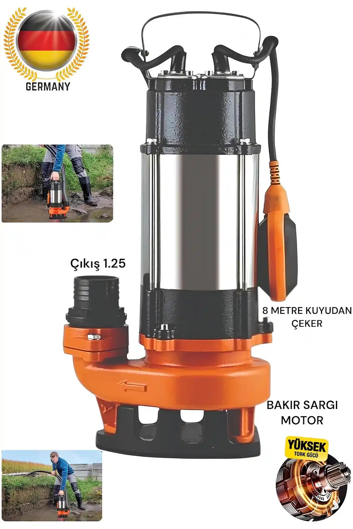 Schutzenger Alman 3.5 Hp Foseptik Dalgıç Pompa: Yüksek Performans ve Güvenilirlik