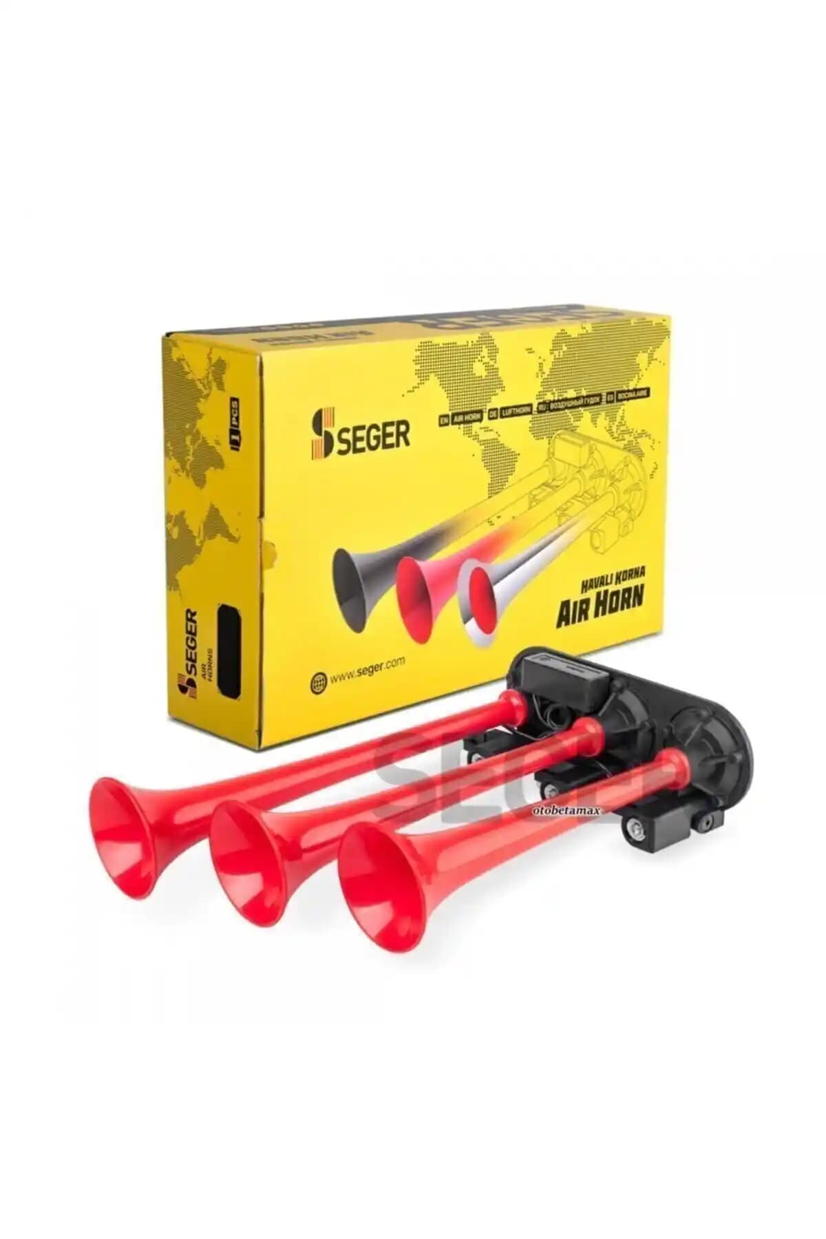 Seger 12 Volt Arap Saydırmalı Korna Güçlü Ses ve Dayanıklılık ile Uyumlu