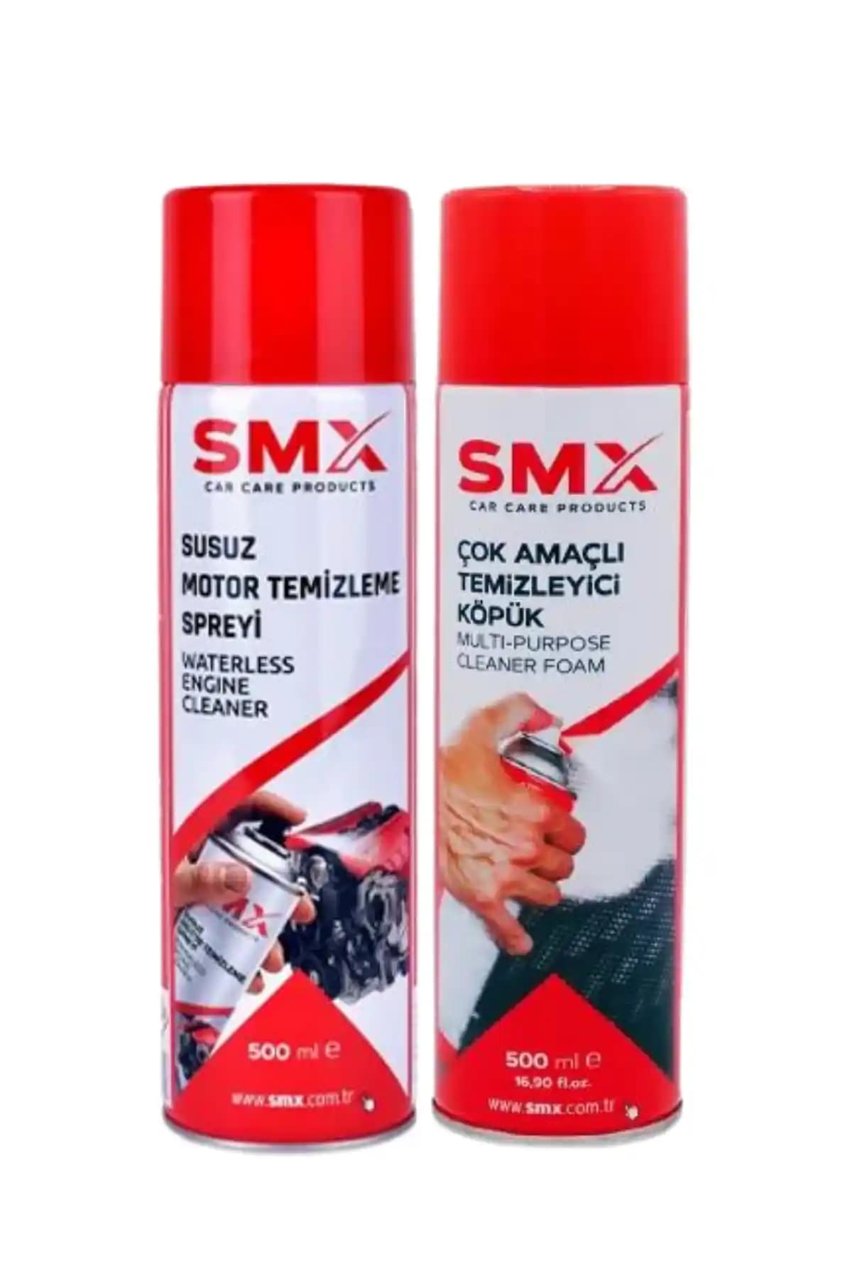 SMX Çok Amaçlı Temizleyici Köpük Sprey ve Susuz Motor Temizleme Spreyi Özellikleri