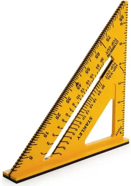 Stanley STHT46010 Çift Renkli ABS Plastik İnç Ölçülü Gönye Detaylı İnceleme ve Kullanım Özellikleri