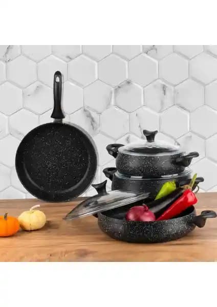 Taç 3819 Mastercook Tombik 7 Parça Granit Güveç Tencere Seti Detaylı İnceleme ve Kullanım Özellikleri