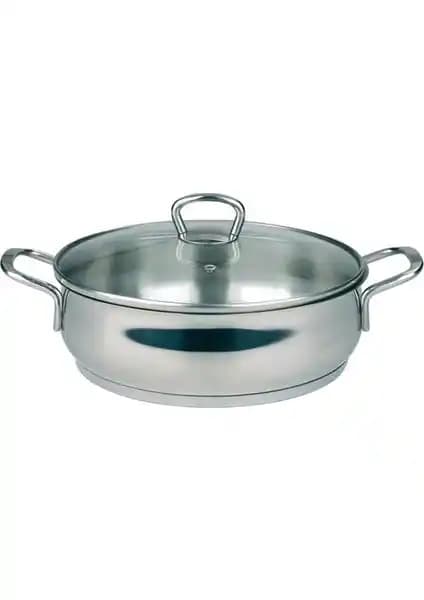 Taç Bengü Basık Tencere 30 cm: Modern Tasarım ve Dayanıklı Malzeme Özellikleri