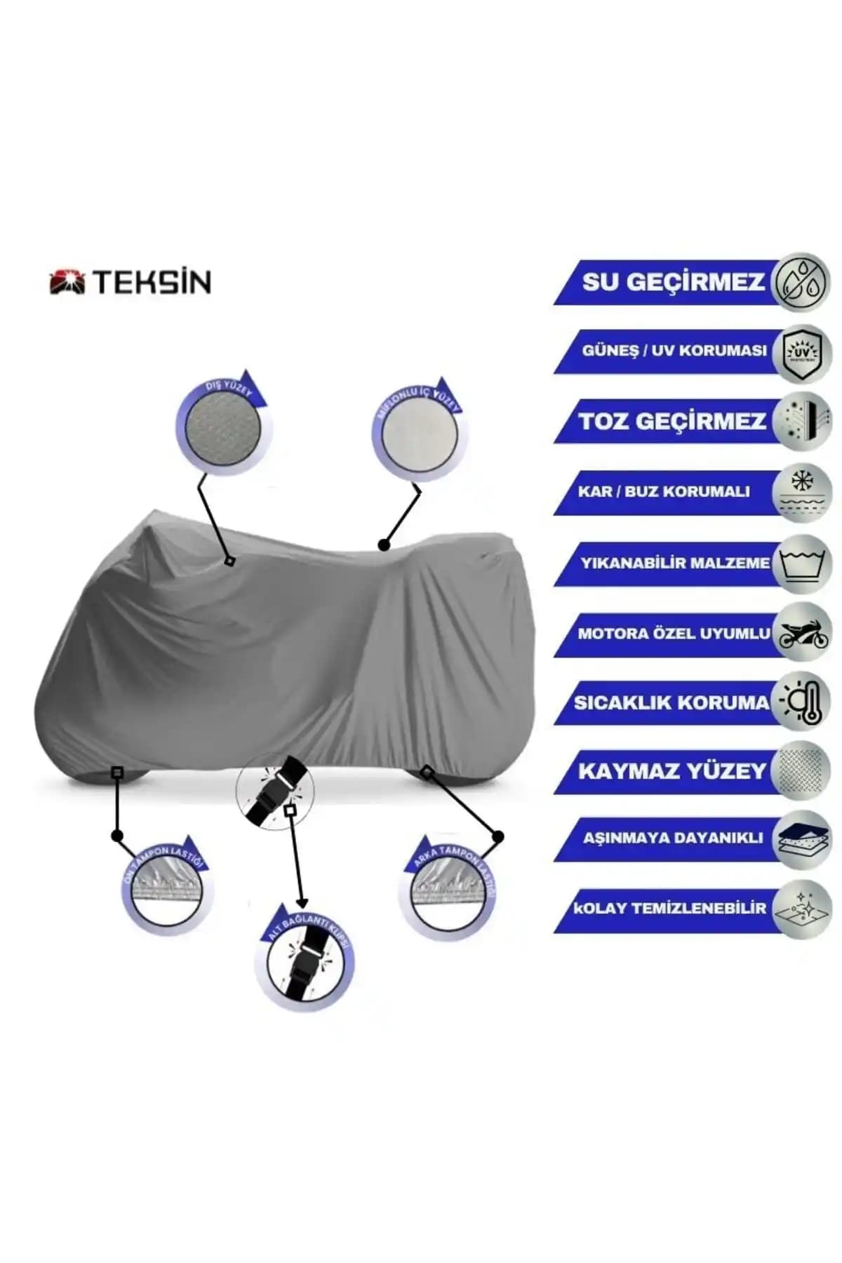 Teksin Bajaj Dominar 250 D Motosiklet Branda: Dayanıklı ve Ergonomik Koruma Çözümü