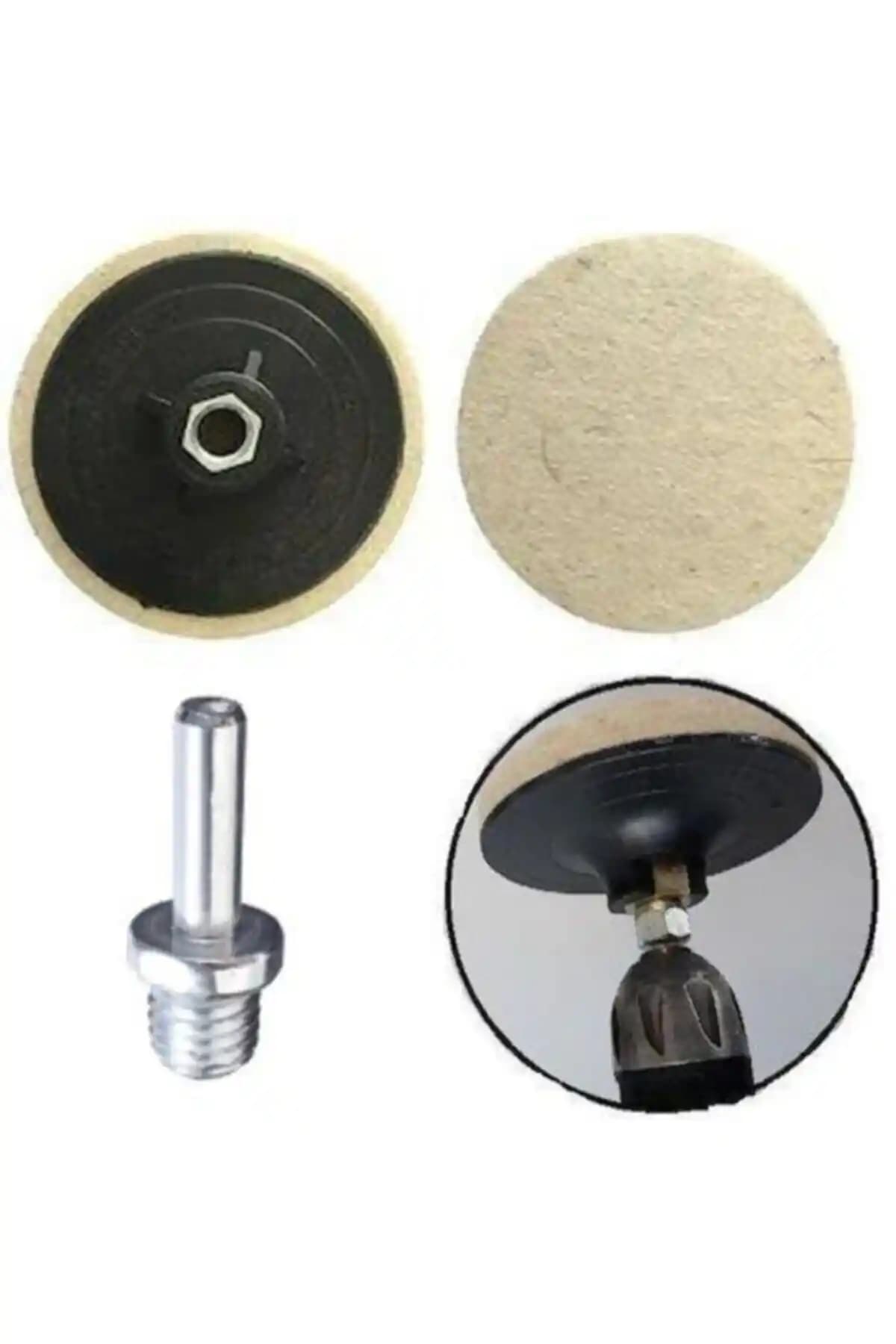Telvesse Metal Mermer Parlatma Polisaj Keçesi ve Matkap Aparatı Seti Özellikleri ve Kullanım Alanları