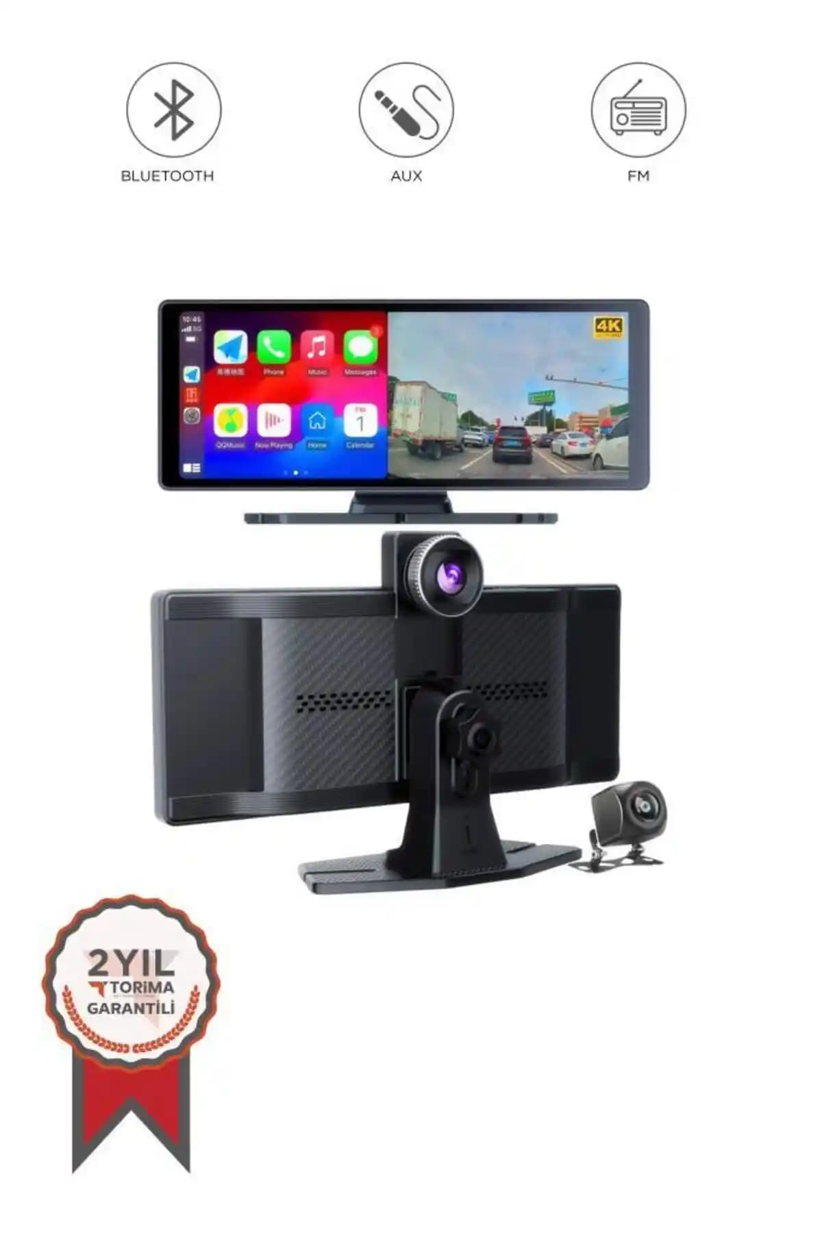 Torima T94c41 Wifi Bluetooth 4K Carplay Ön-Arka Araç Kamerası Özellikleri ve Kullanıcı Yorumları