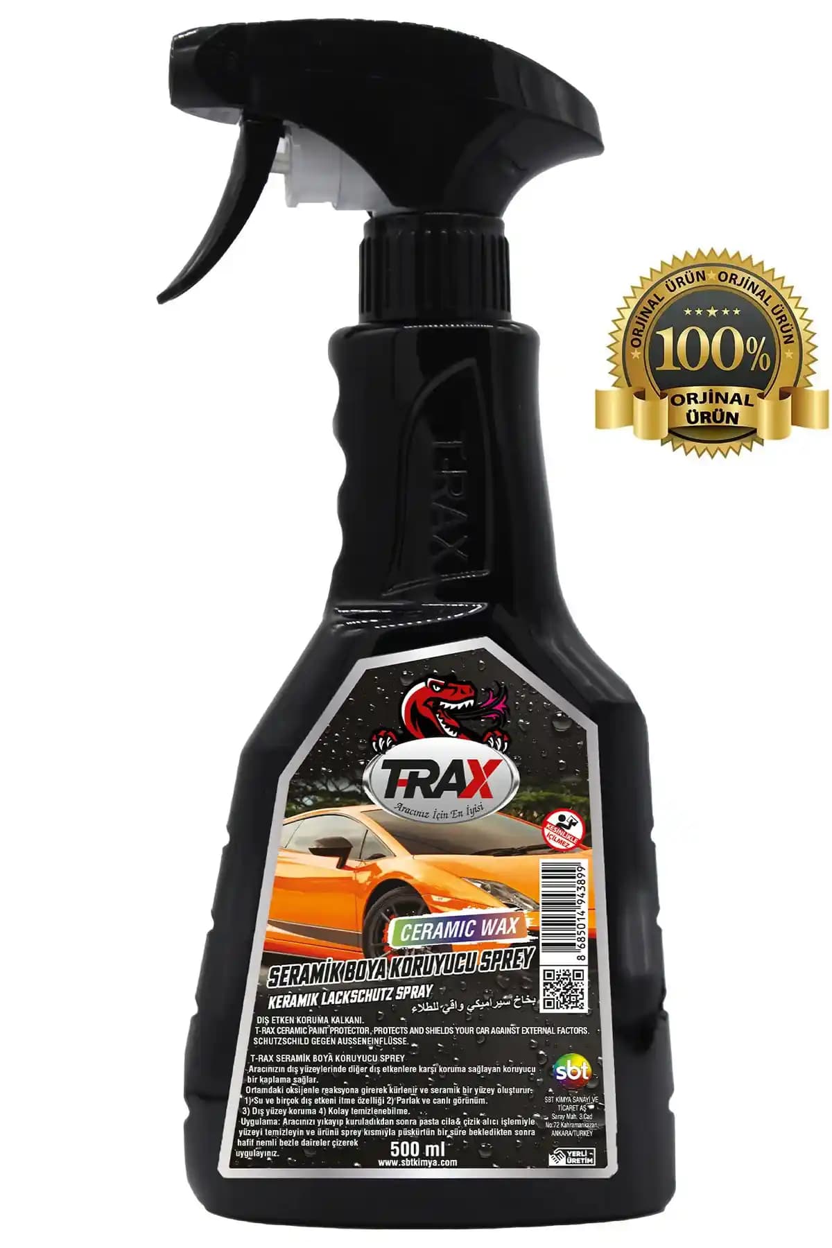 TRAX Seramik Sprey Cila ile Aracınız İçin Uzun Süreli Koruma ve Parlaklık Sağlayın