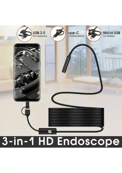 UltraTekno Endoskop 3'ü Bir Arada Yılan Kamera ile Detaylı Görüntüleme Çözümü