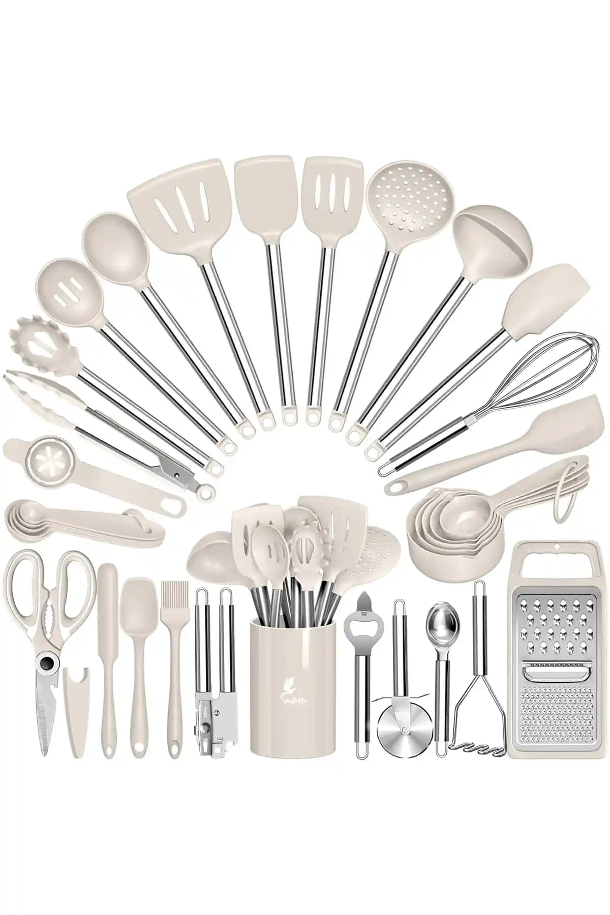 Valletta Marbella 35 Parça Paslanmaz Çelik ve Silikon Uçlu Mutfak Seti İnceleme ve Detaylar