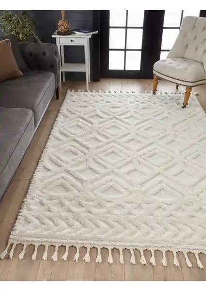 Venucci Ariana Bukleli Yuşak Peluş Post Halı ile Ev Dekorasyonunuza Zarif Dokunuşlar