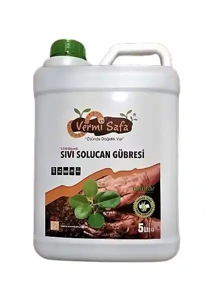 Vermisafa Organik Sıvı Solucan Gübresi: Doğal ve Çevre Dostu Bitki Besleme Çözümü
