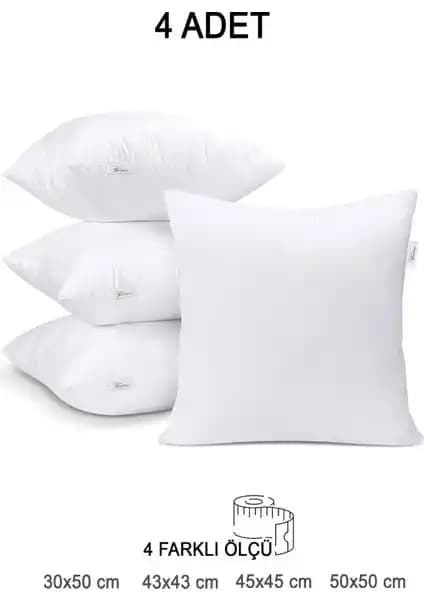 Vionel Home 4’lü Kare Kırlent Seti – Şık ve Konforlu Ev Dekorasyonu İçin Ideal