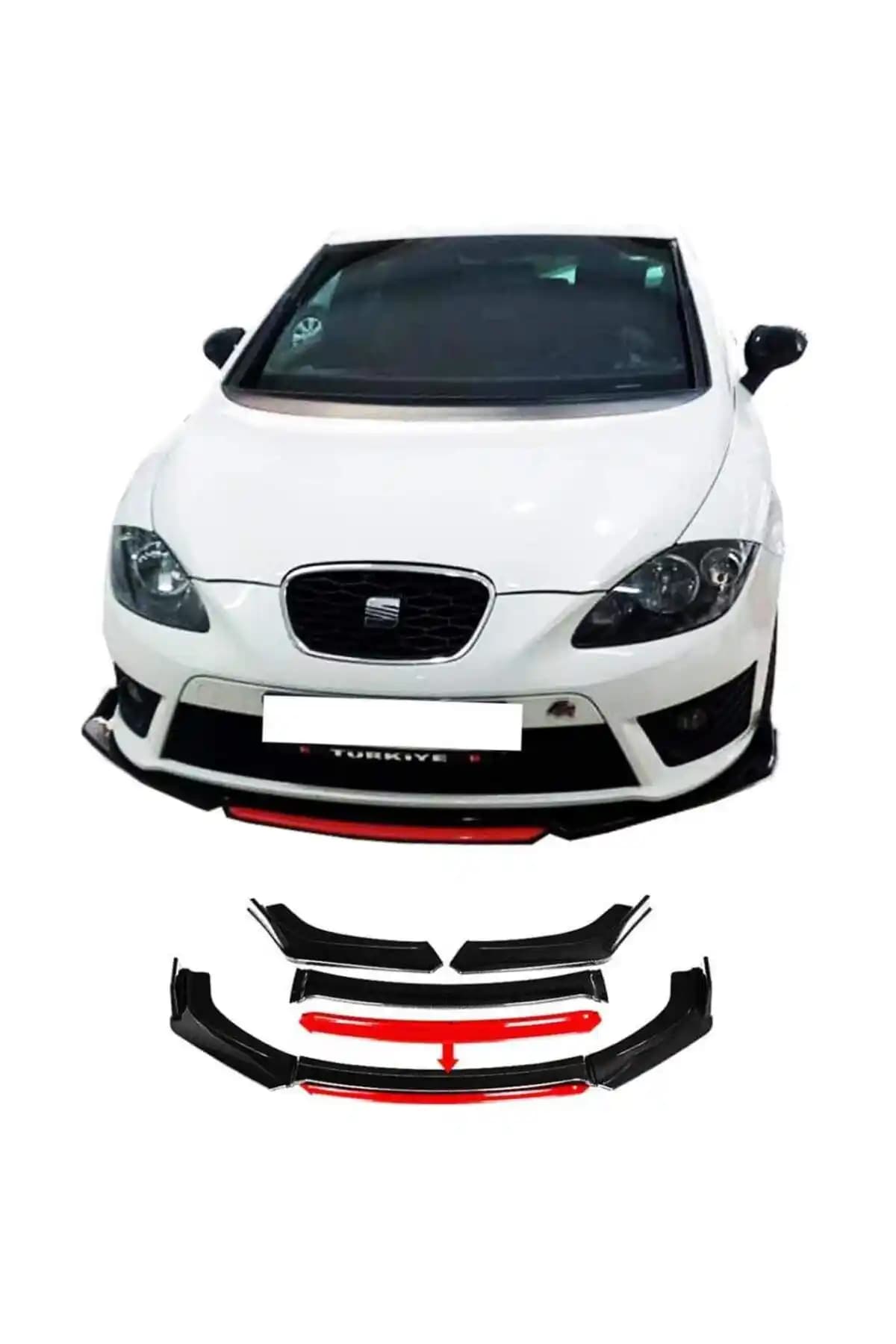 Wera Universal Ön Tampon Ek Lip 4 Parça ile Aracınıza Modern ve Sportif Görünüm Kazandırın