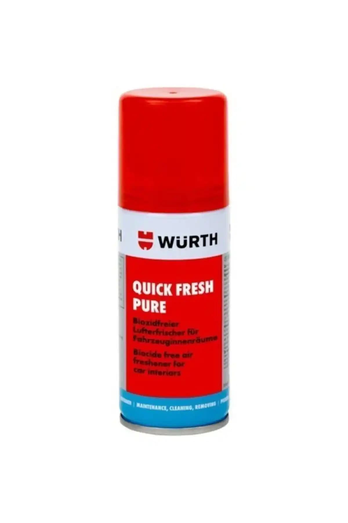 Würth Quick Fresh Araç İçi Tazeleme Spreyi: Hızlı ve Güvenilir Koku Giderici Çözüm