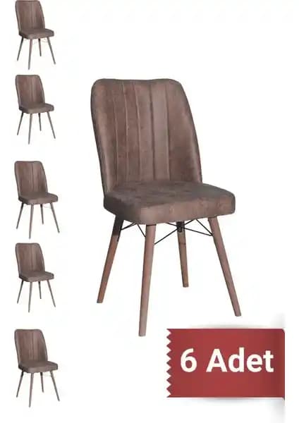 Yafes Kare Gold 6'lı Sandalye: Modern ve Dayanıklı Oturma Çözümü